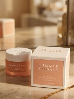 Summer Fridays Cloud Dew Gel Cream Moisturizer - Original Luxury Jar Formula NIB